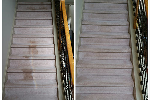 Carpet Cleaning on Stairs